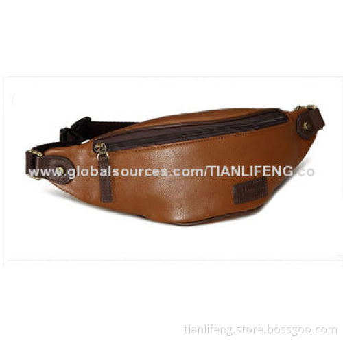 Outdoor Sports Waist Bags, Full Grain Leather, Western Cowboy, Cool